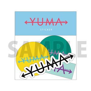YUMAオフィシャルロゴステッカー　YUMART「with YU -2023 Winter-」
